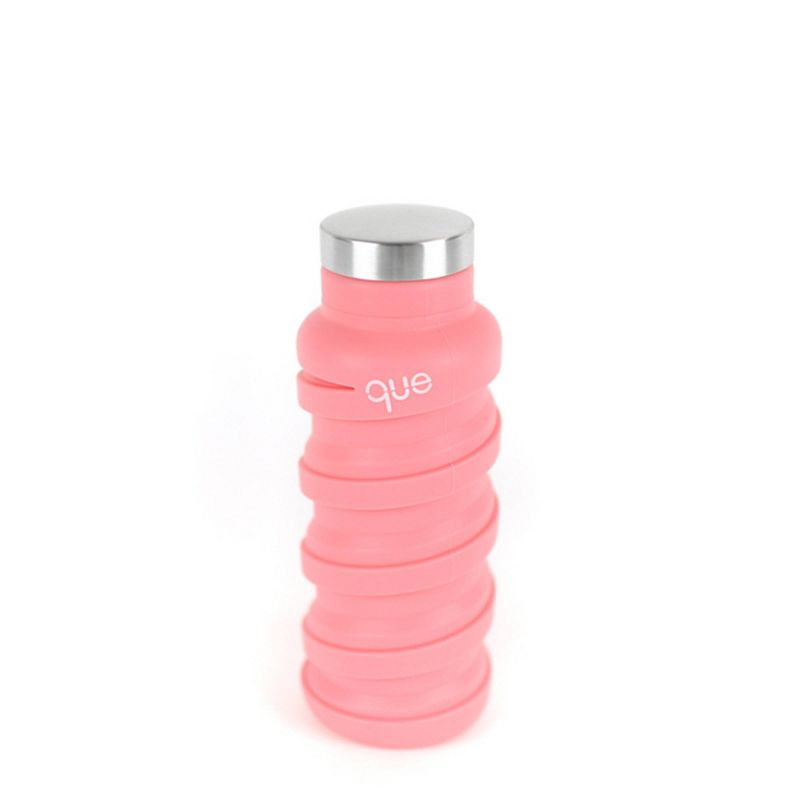 12oz que Bottle Coral Pink