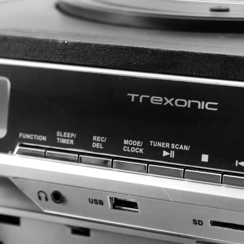 Trexonic 3-Speed Vinyl Turntable Home Stereo System
