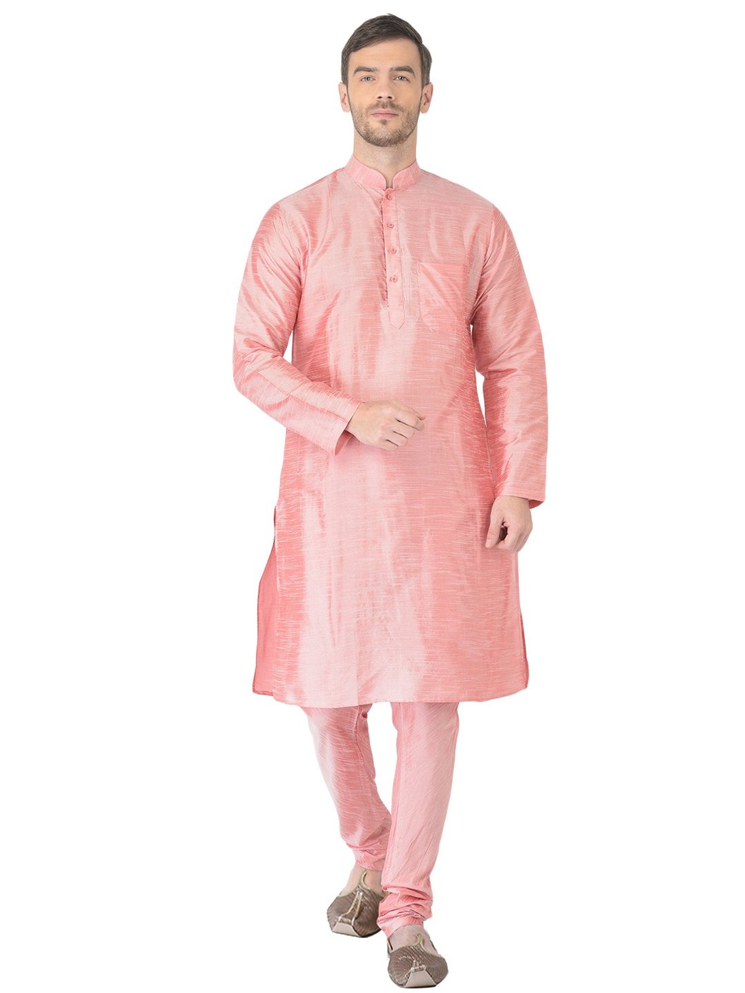 SG RAJASAHAB Multi Regular Fit Self Pattern Kurta Set