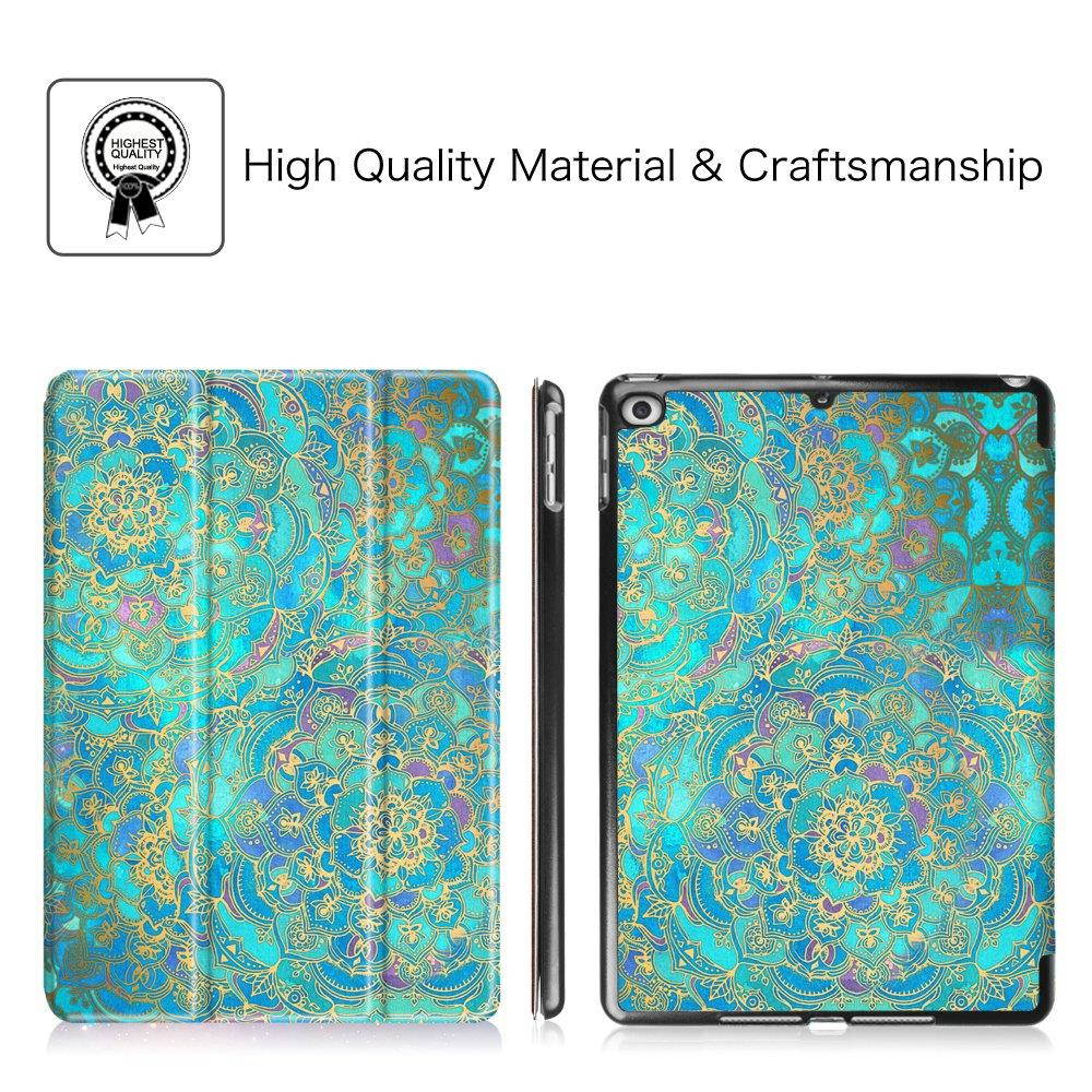Fintie iPad Air 2 Case - [SlimShell] Ultra Lightweight Stand Smart Protective Cover with Auto Sleep/Wake Feature for Apple iPad Air 2, Shades of Blue
