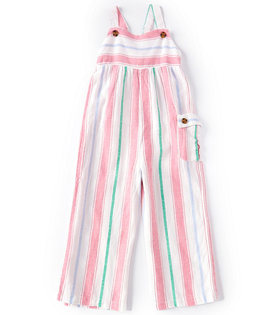 Habitual Toddler Girls 2T-4T Stripe Wide-Leg Jumpsuit