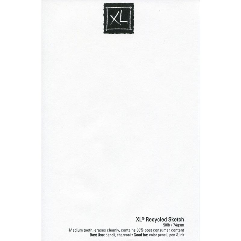 Canson XL Recycled Sketch Paper Pad 11"X14"-100 Sheets