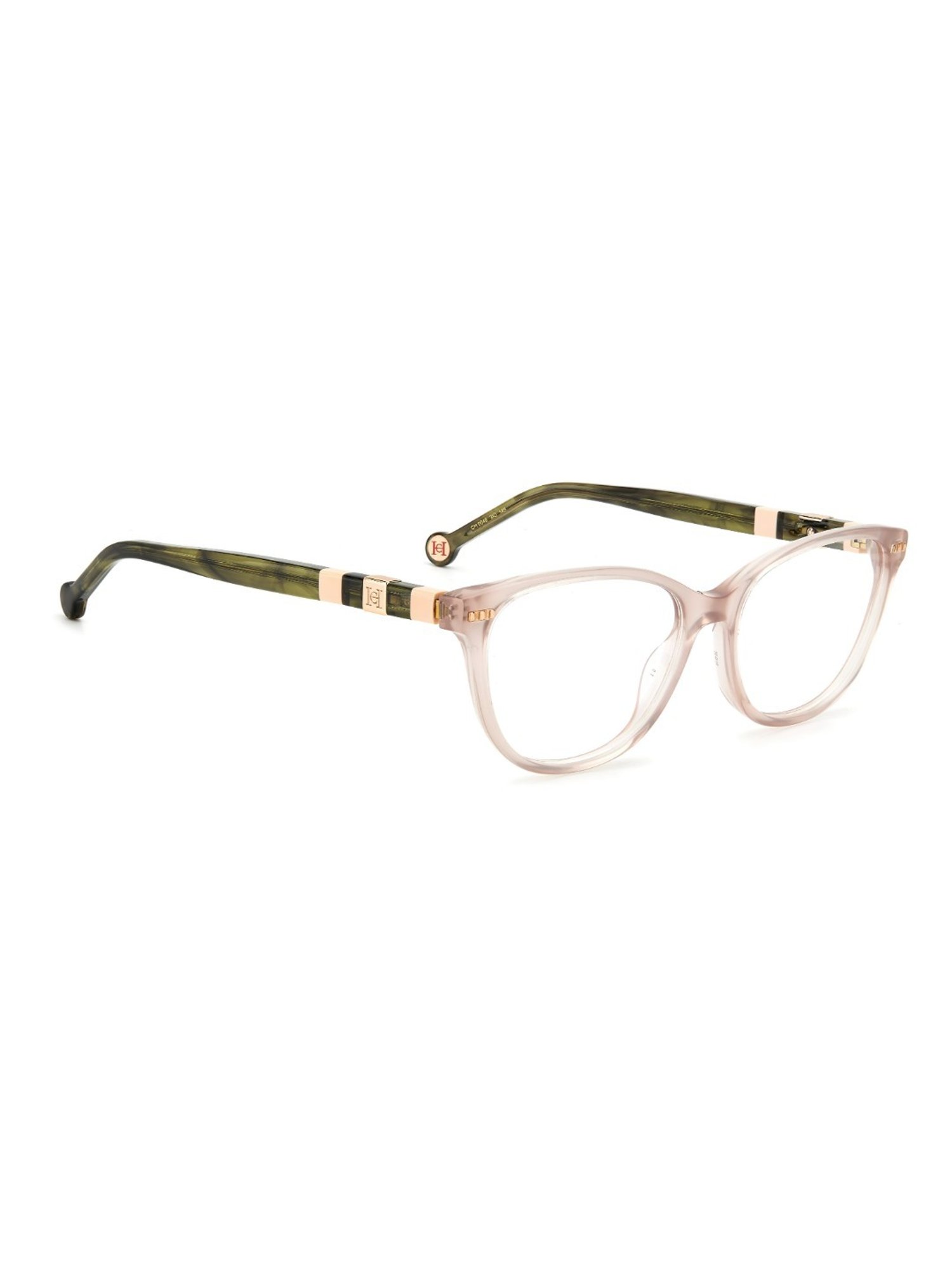 Carolina Herrera Brown Full Rim Round Eye Frame For Women
