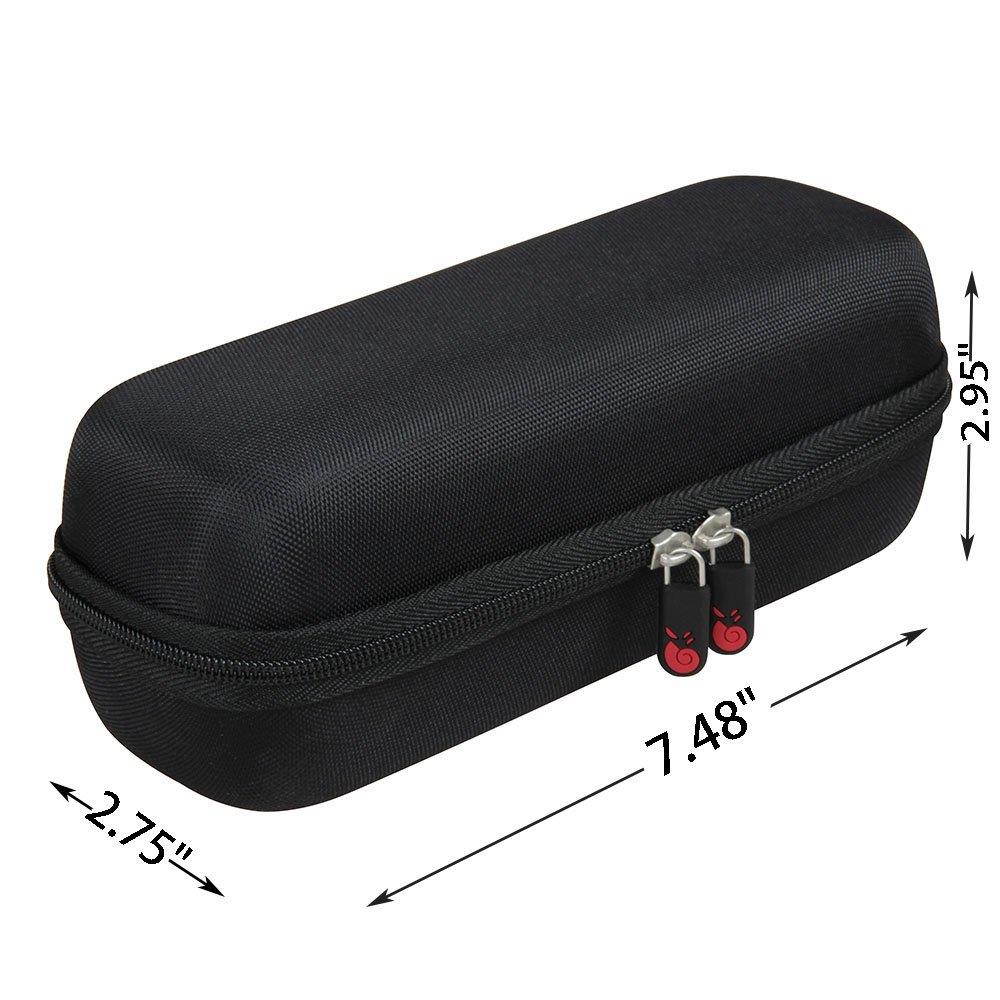 Hermitshell Hard EVA Travel Black Case Fits Mighty Rock/COWIN 6110 Bluetooth Speakers Portable Wireless Speaker