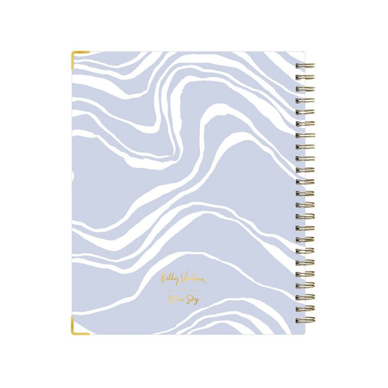 2021 Planner 7" x 9" Hard Cover Daily/Monthly Wirebound Shore Peri - Kelly Ventura