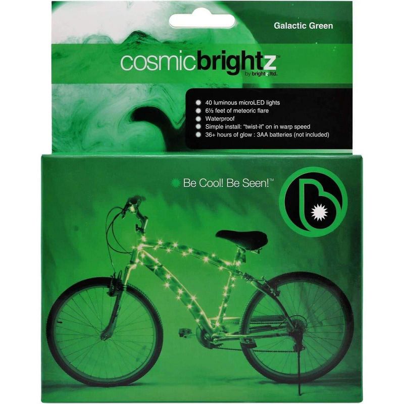 Brightz Ltd Cosmic Brightz Green LED Bicycle Light Accessory