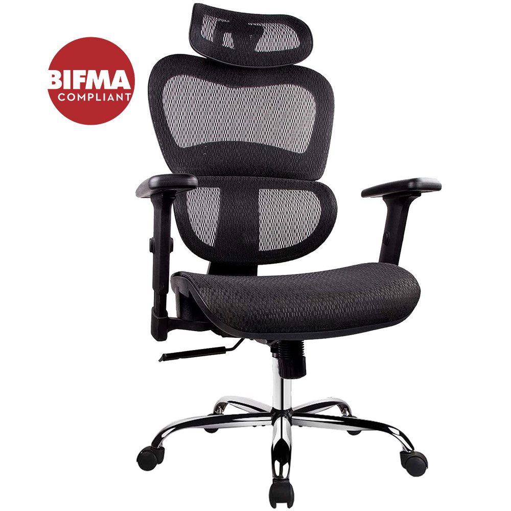 Gaming Chair, Racing Style Computer Desk Chair Padded Armrests Ergonomic Lumbar Support Adjustable Height