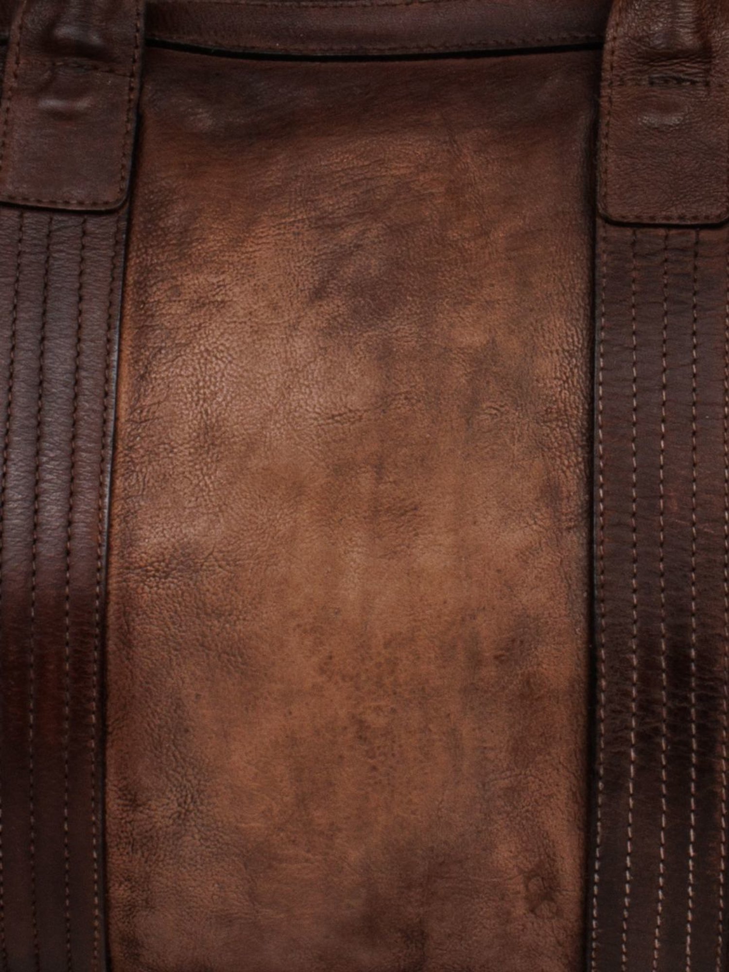 Art N Vintage Alexander Brown Leather Solid Extra Large Duffle Bag