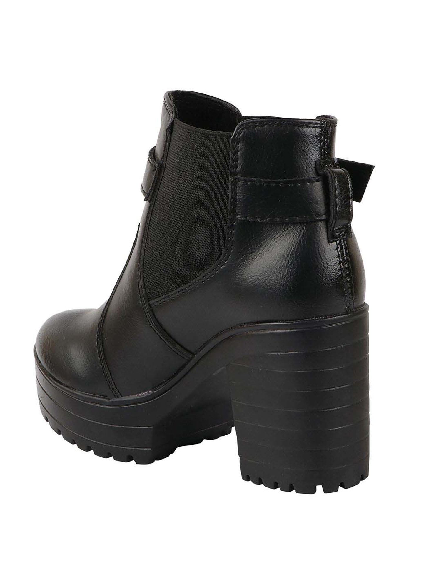 Shoetopia Kids Black Casual Boots