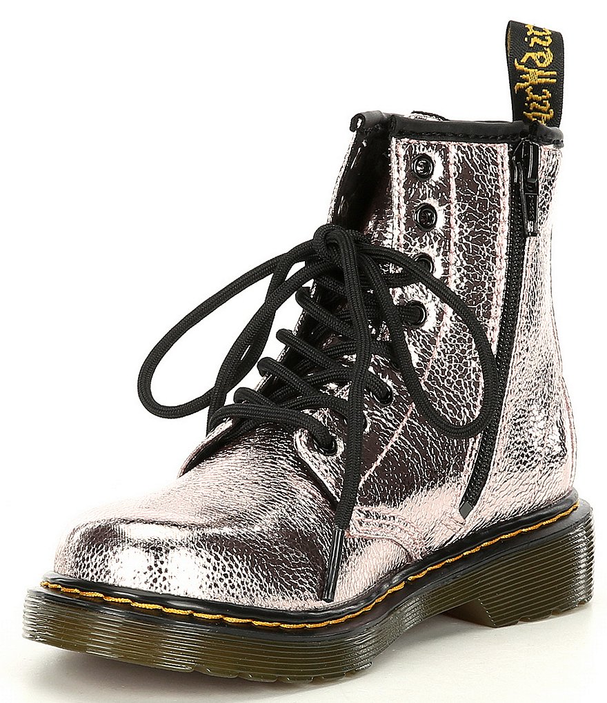 Dr. Martens Girls' 1460 Metallic Boots (Toddler)