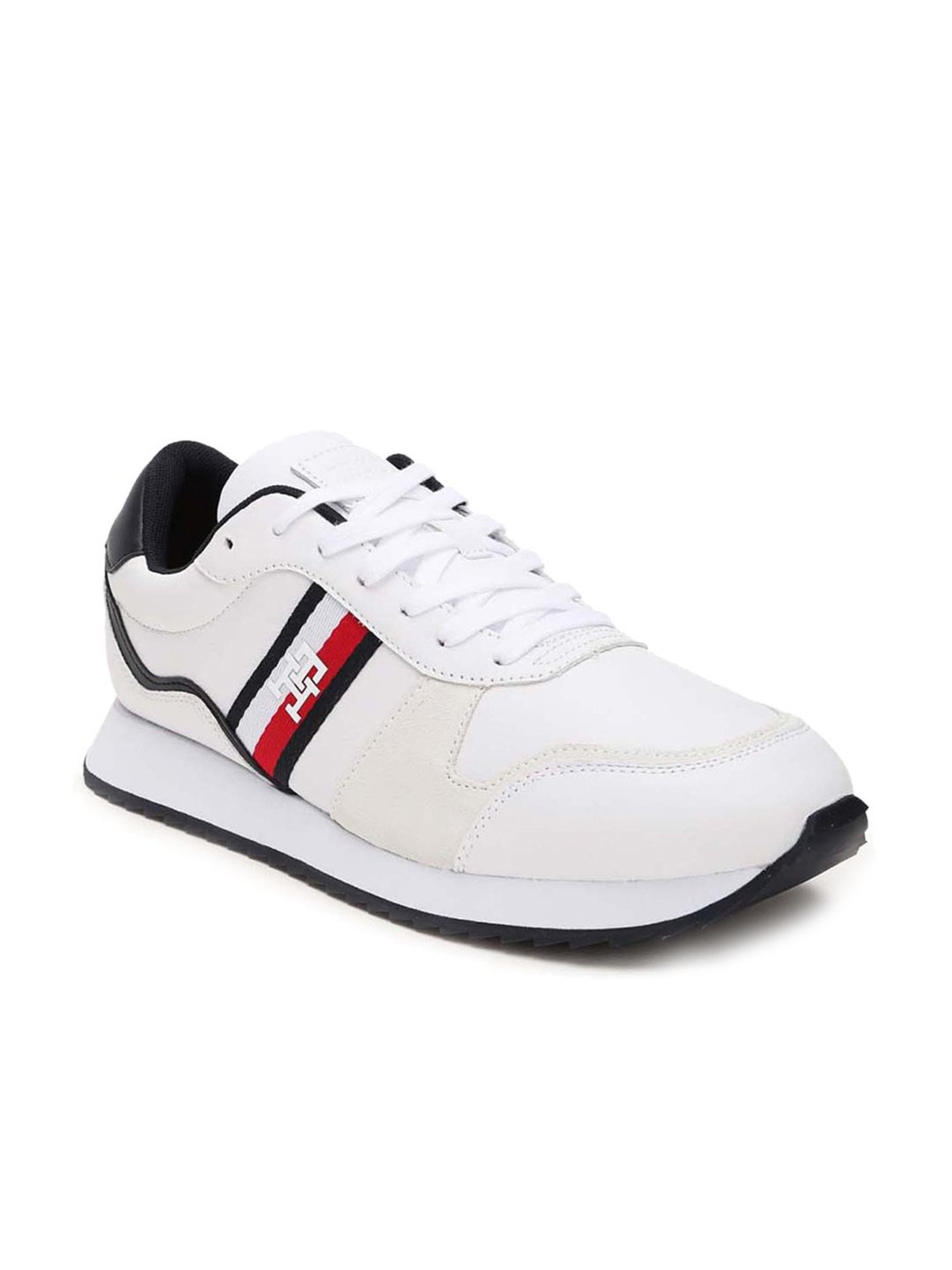 Tommy Hilfiger Men's White Casual Sneakers