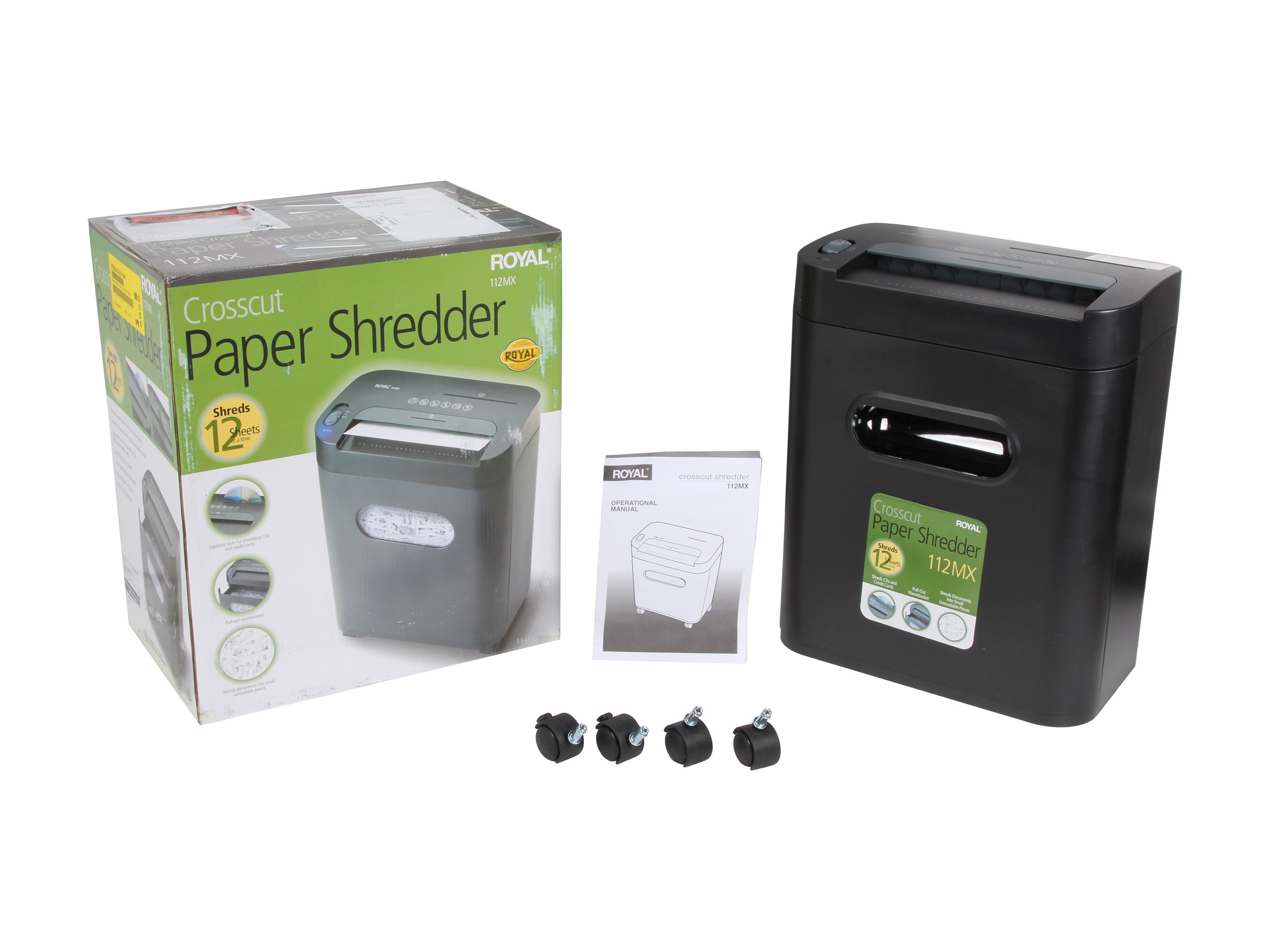 Royal 112MX 12-Sheet Cross Cut Shredder - ROY29186X