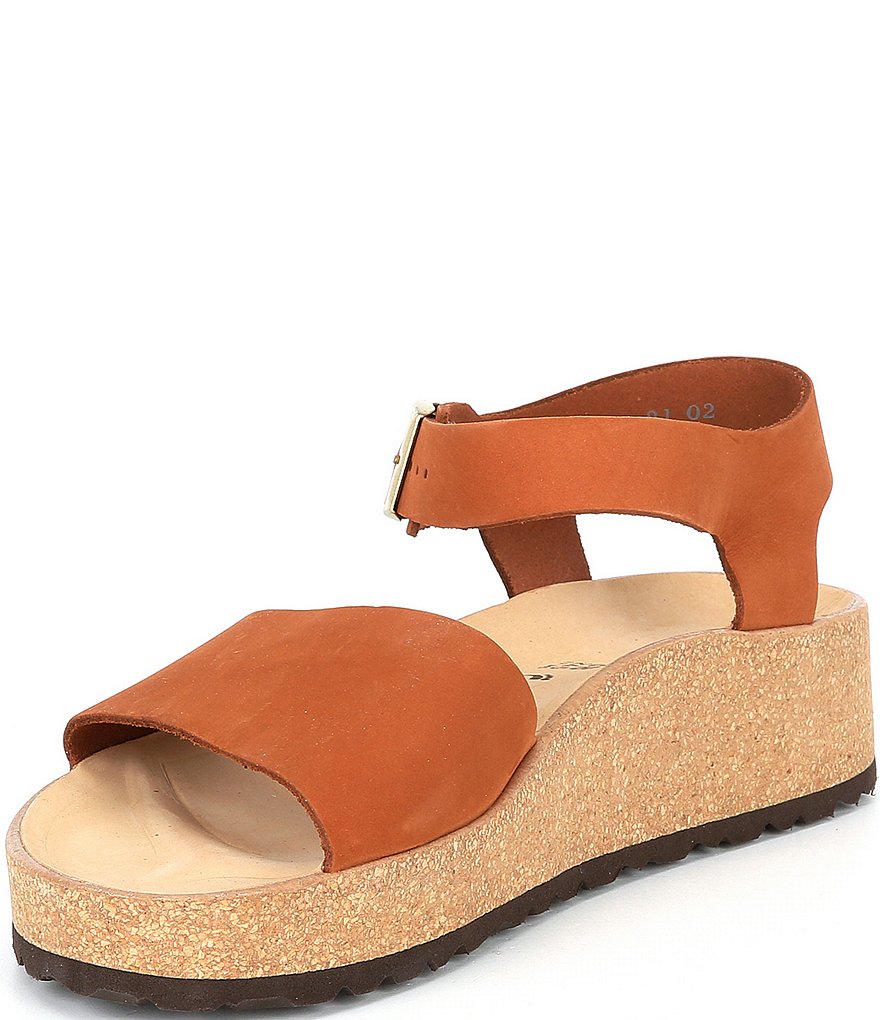 Papillio by Birkenstock Women's Glenda Suede Ankle Strap Platform Sandals