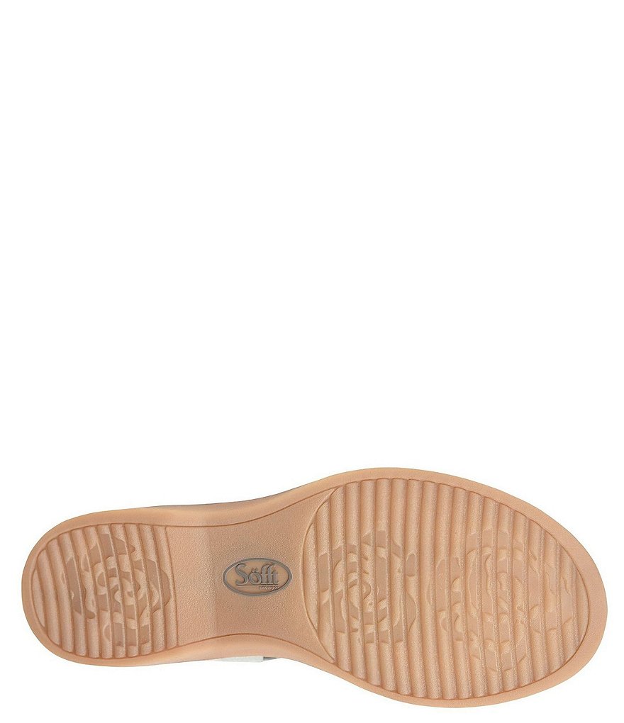 Sofft Bali Leather Snake Print Sandals