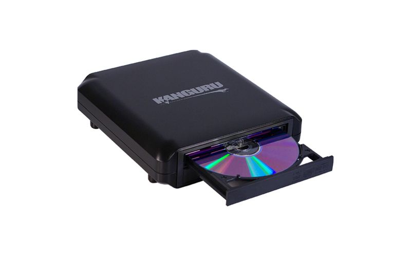 Kanguru U2-DVDRW-24X External DVD-Writer - DVD-RAM/±R/±RW Support - 48x CD Read/48x CD Write/32x CD Rewrite