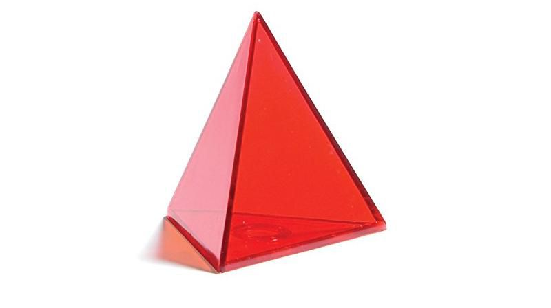 Learning Resources View-Thru Geometric Solids, 14 Pieces, Ages 8+
