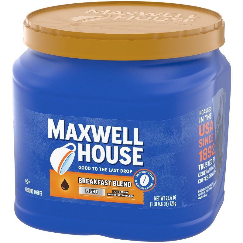 Maxwell House Breakfast Blend Light Roast Ground Coffee - 29.3oz