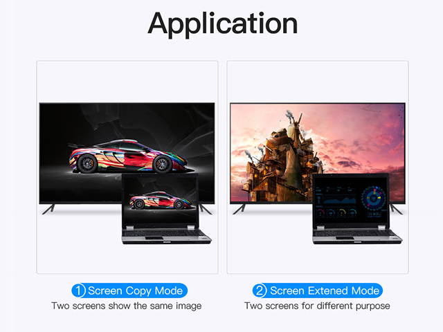 Vention HDMI to VGA Adapter, Gold Plated 1080P Active HDMI to VGA Digital to Analog Converter with Audio and Micro USB Port for Laptop, XBox 360 One, PS4