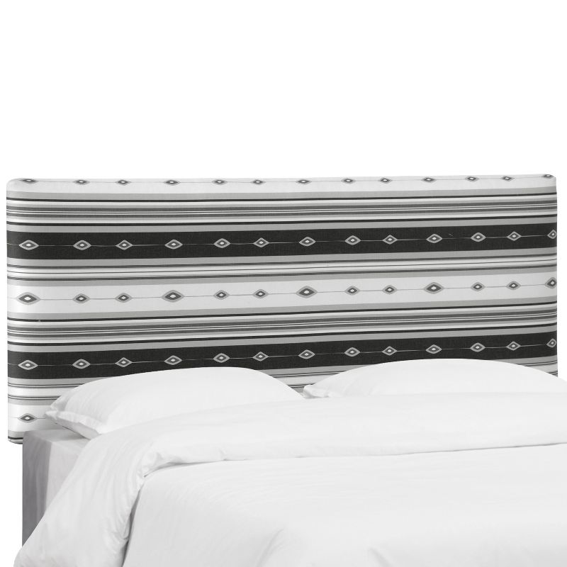 Olivia Upholstered Headboard - Queen - Lagos Gray - Skyline Furniture