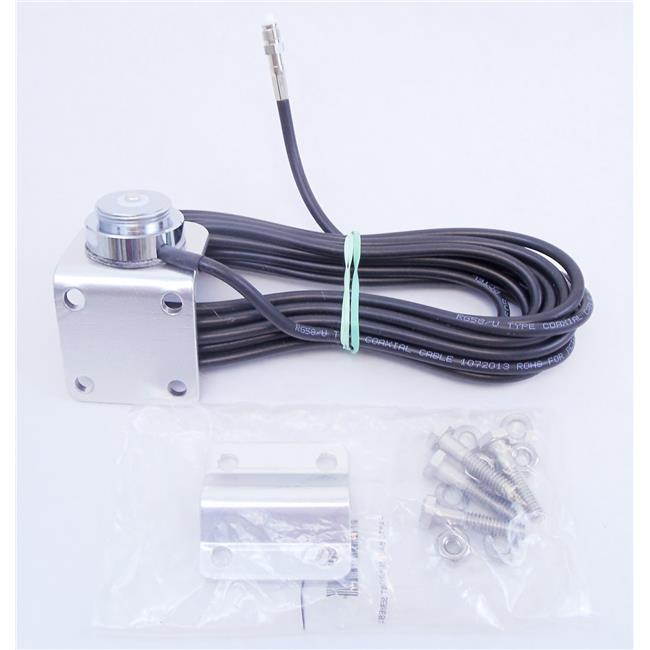 PCTEL & Maxrad MBMFFME 0.75 in. NMO 3-Way Chrome Mirror Mount with 17 ft. RG58U & Installed Female FME Connector