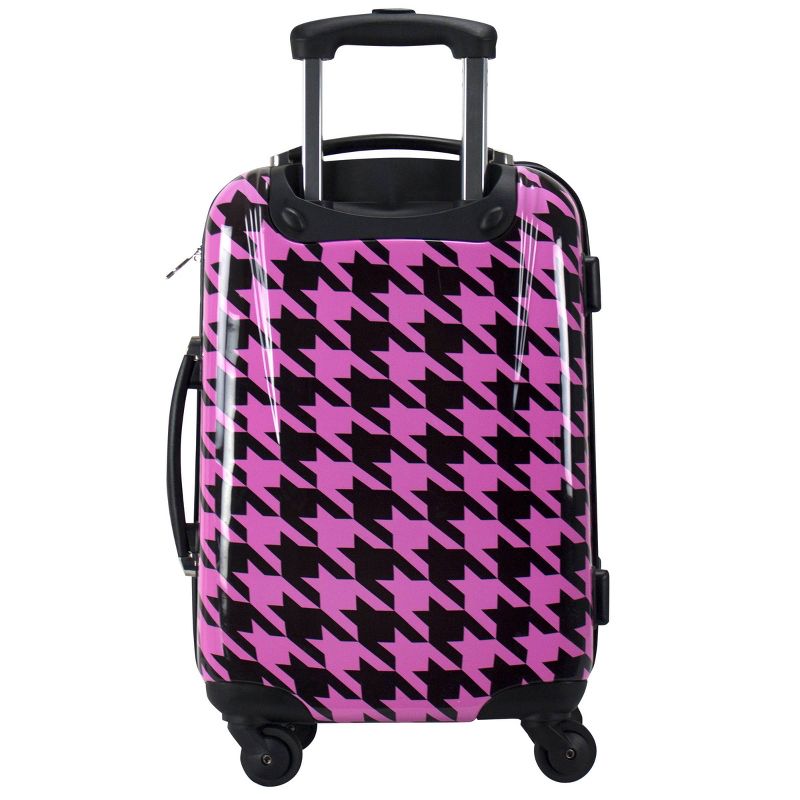 Chariot Travelware Bird 20" Carry On Suitcase - Fuchsia/Black
