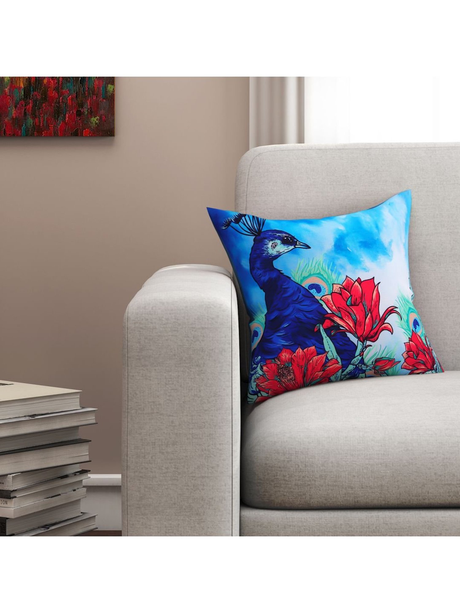 SEJ by Nisha Gupta Multicolor Cushion Covers - Set of 1