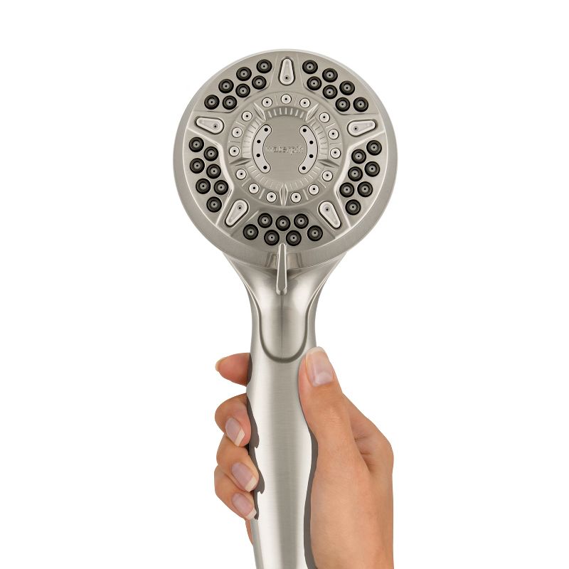 6+6 Power Pulse Dual Shower Head Brushed Nickel - Waterpik