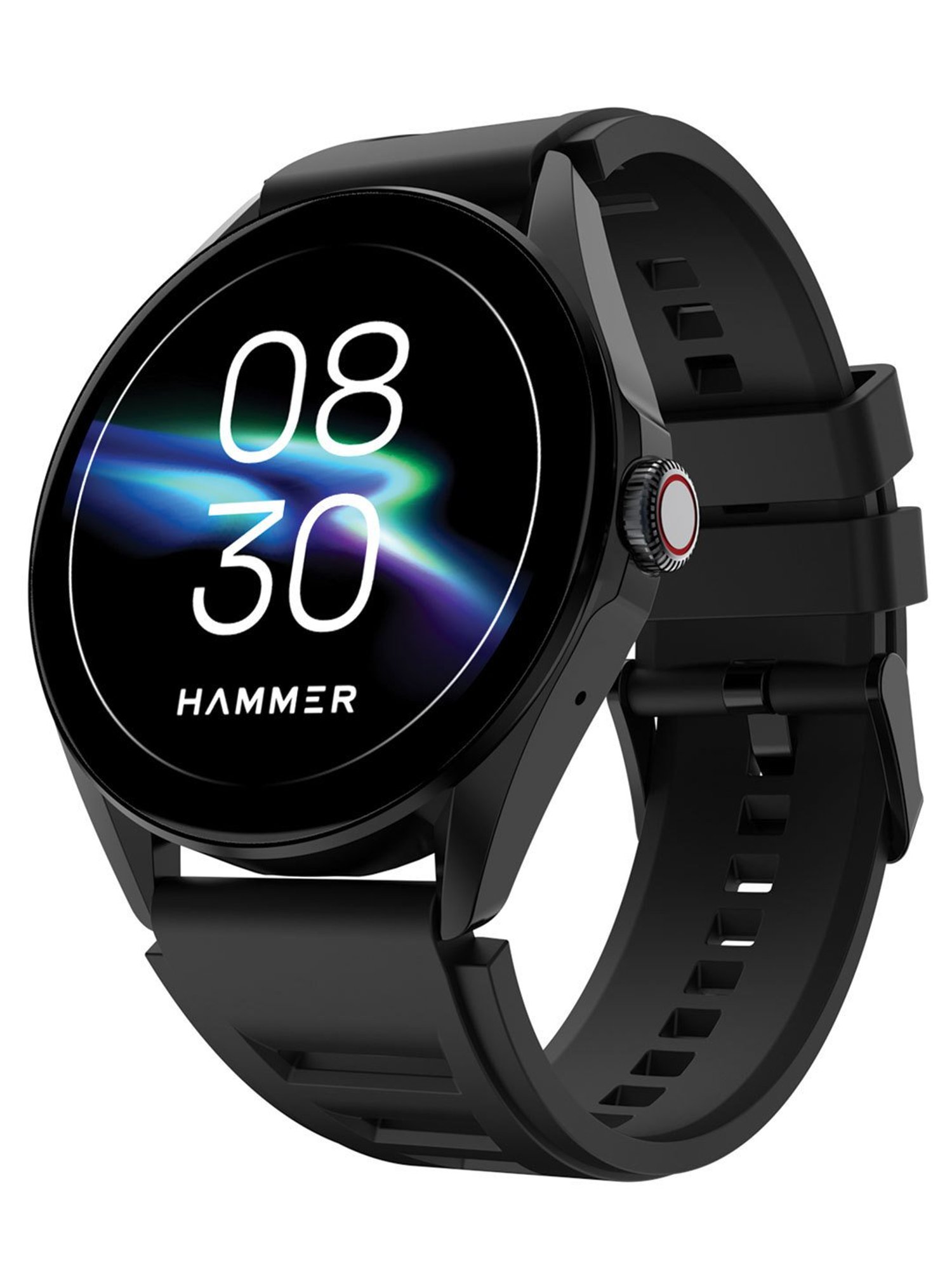 Hammer Cyclone 1.39 inch Round Dial Rotating Crown Smartwatch with Calling Function (Midnight Black)