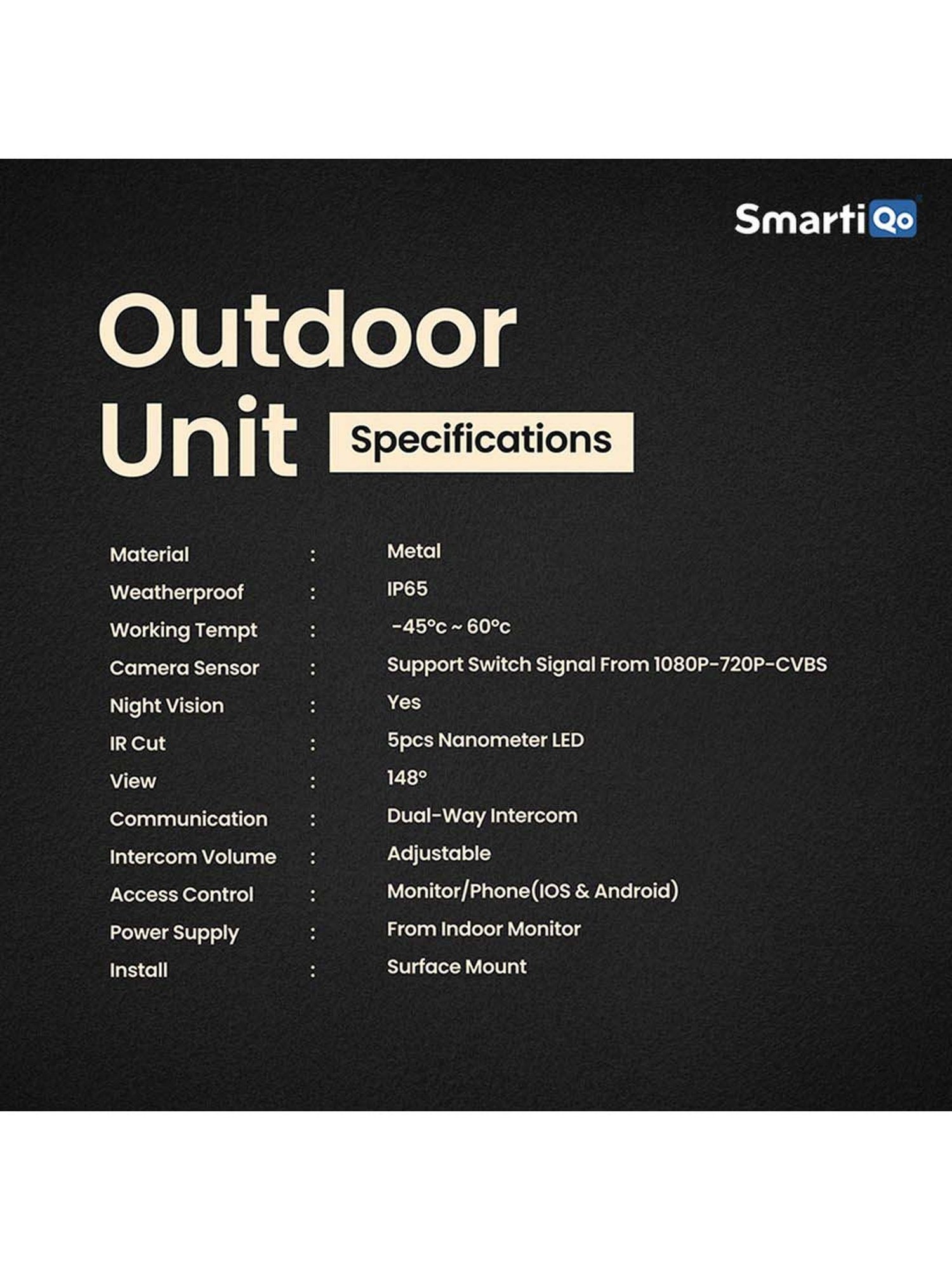 SmartiQo Video Door Phone