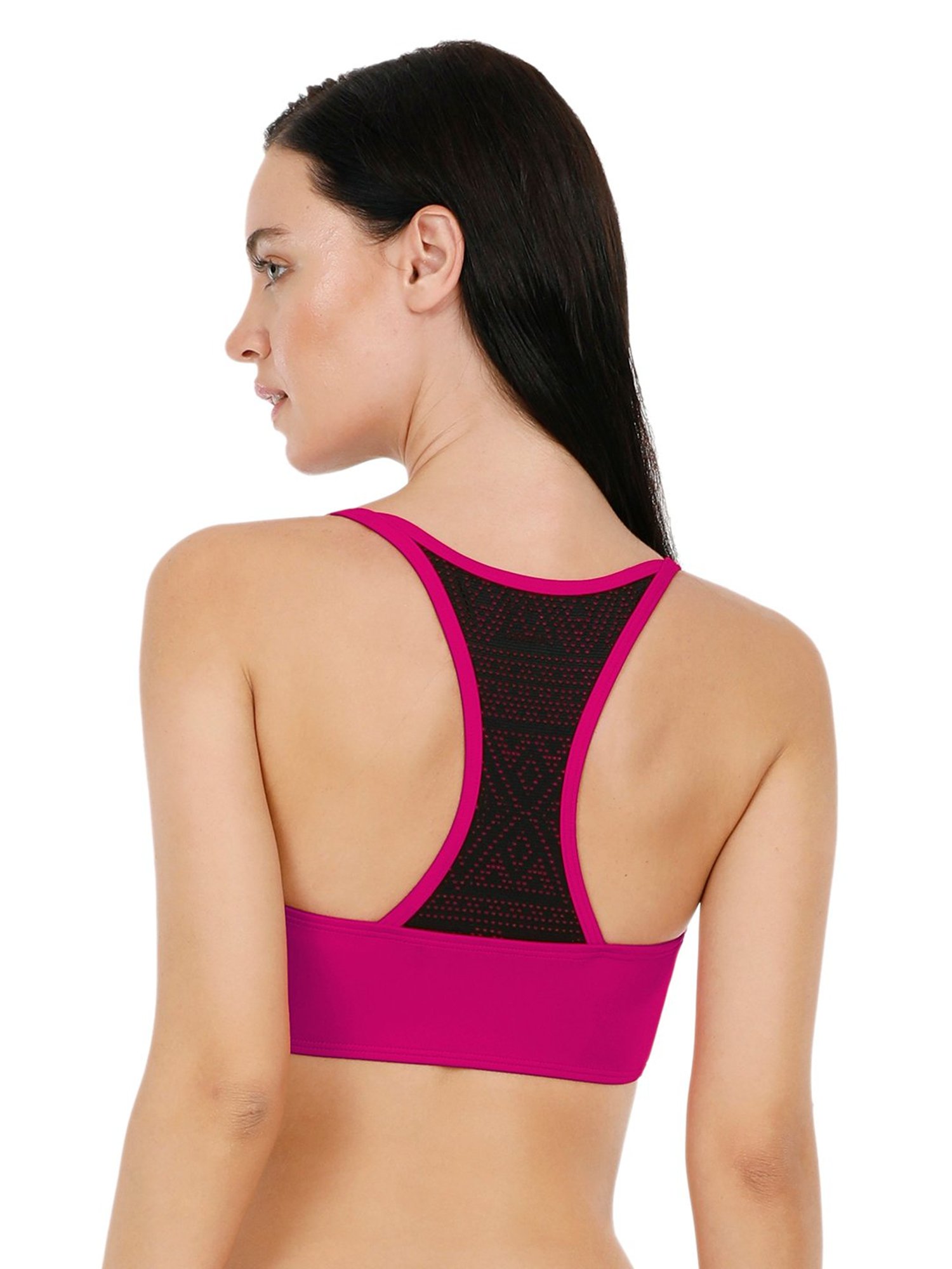 Amante Cherry Pink Lace Bikini Top