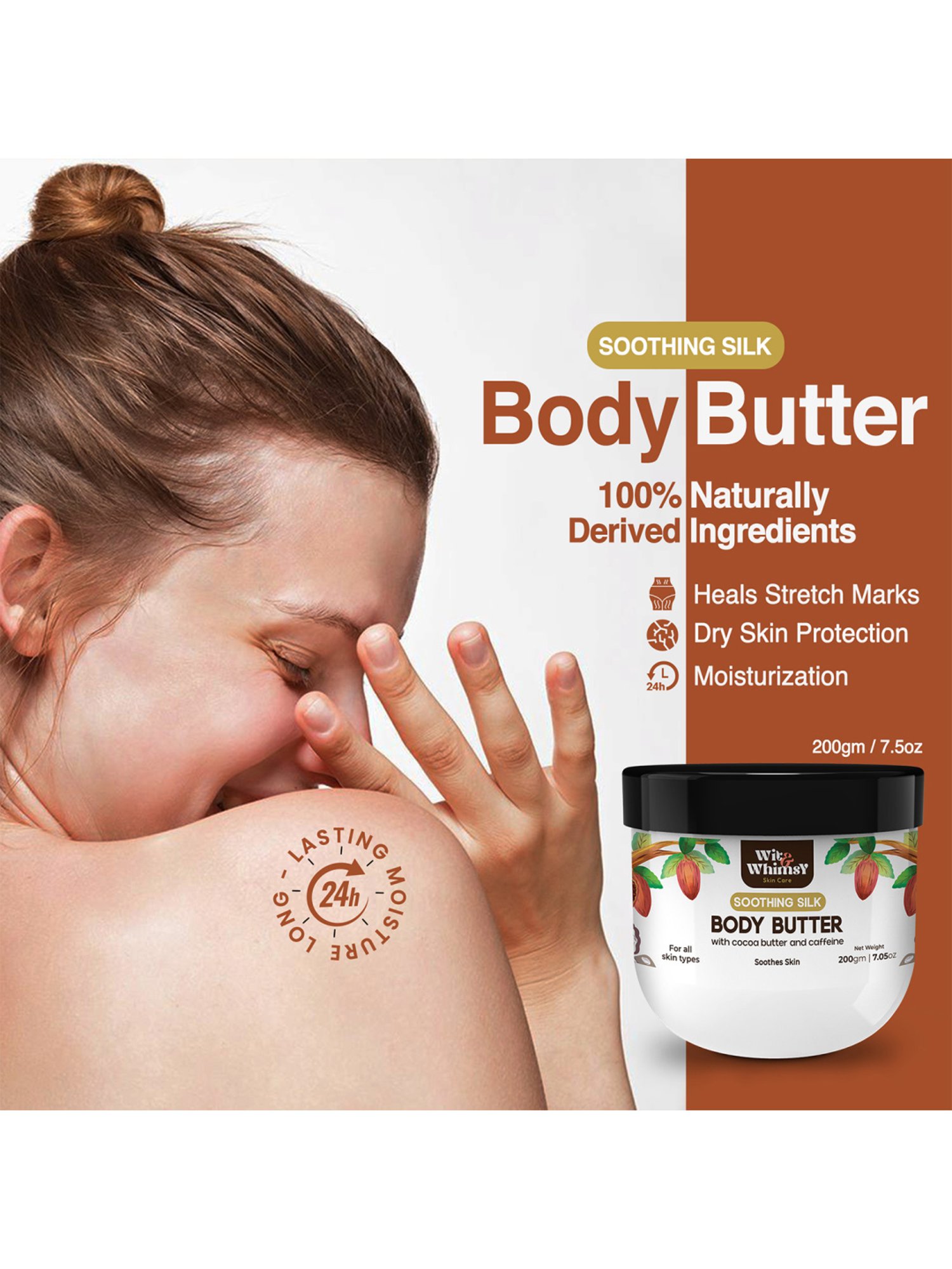 Wit & Whimsy Soothing Silk Body Butter - 200 gm