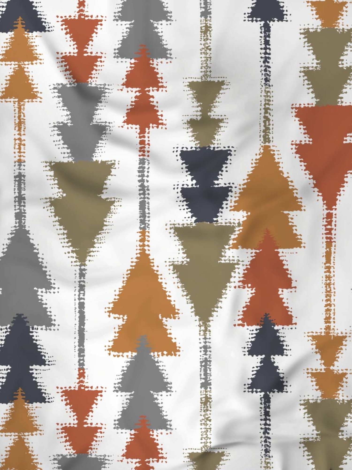 Raymond Home Multicolor Cotton 144 TC King Bedsheet with 2 Pillow Covers