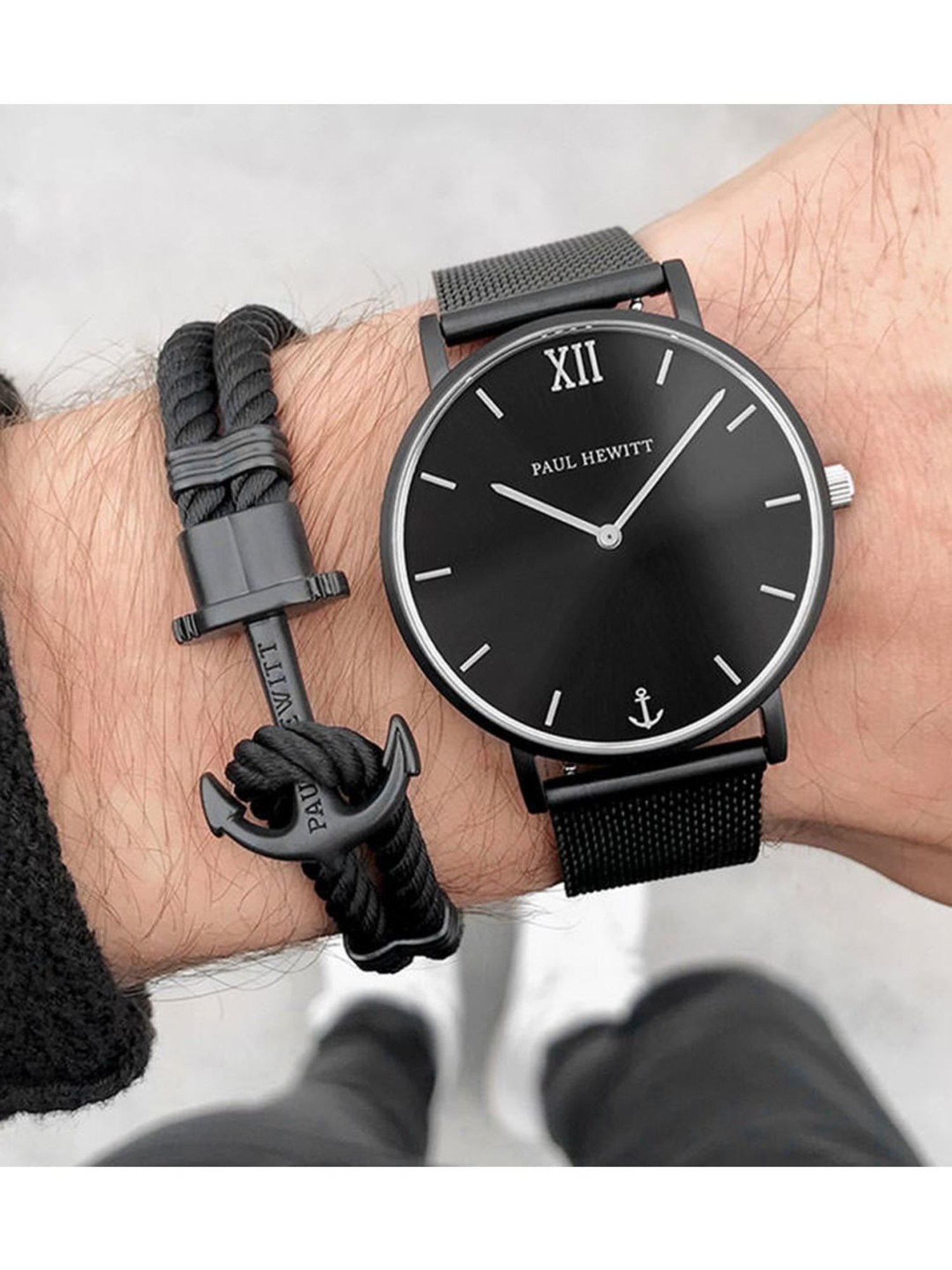 Paul Hewitt PH-PM-4-L Perfect Match 24h Indicator Watch With Bracelet for Men