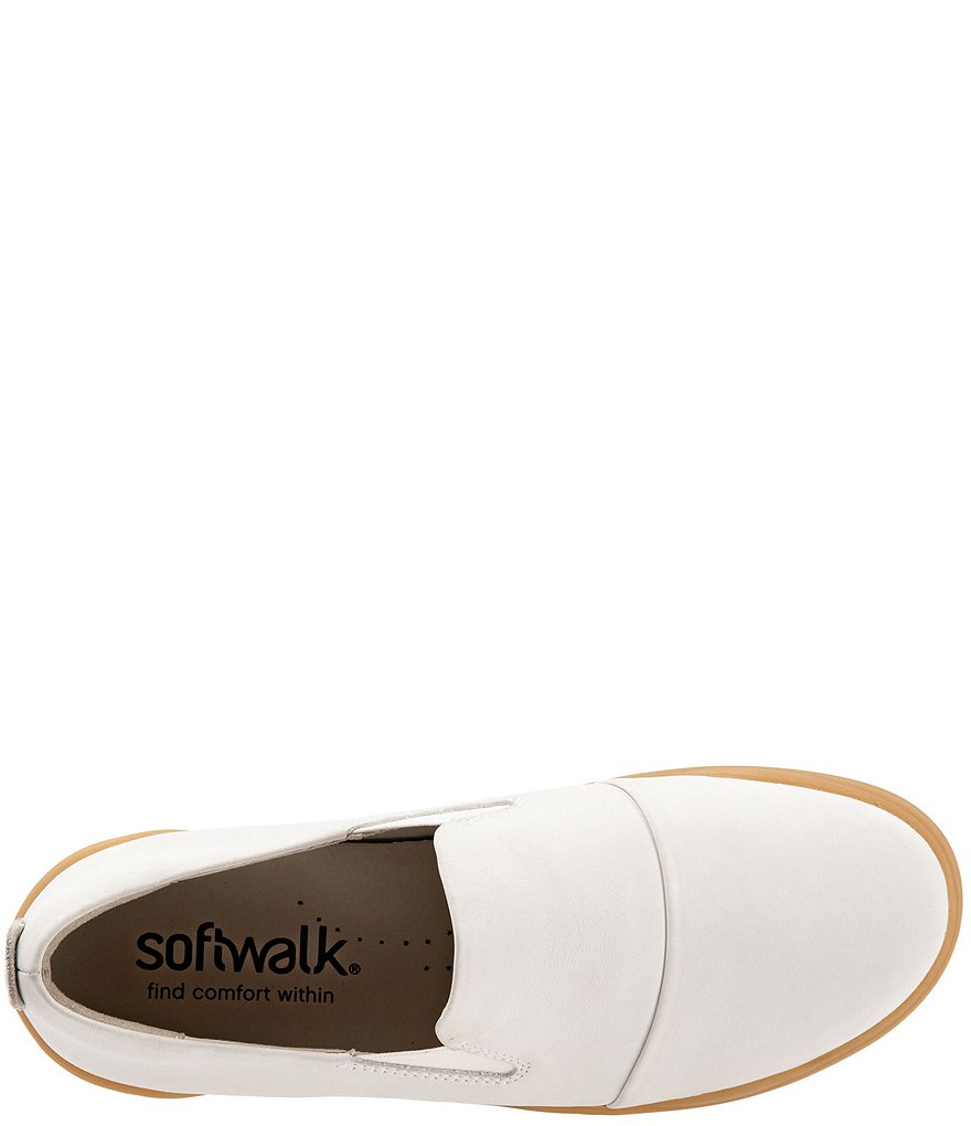 SoftWalk Alexandria Leather Slip-On Sneakers