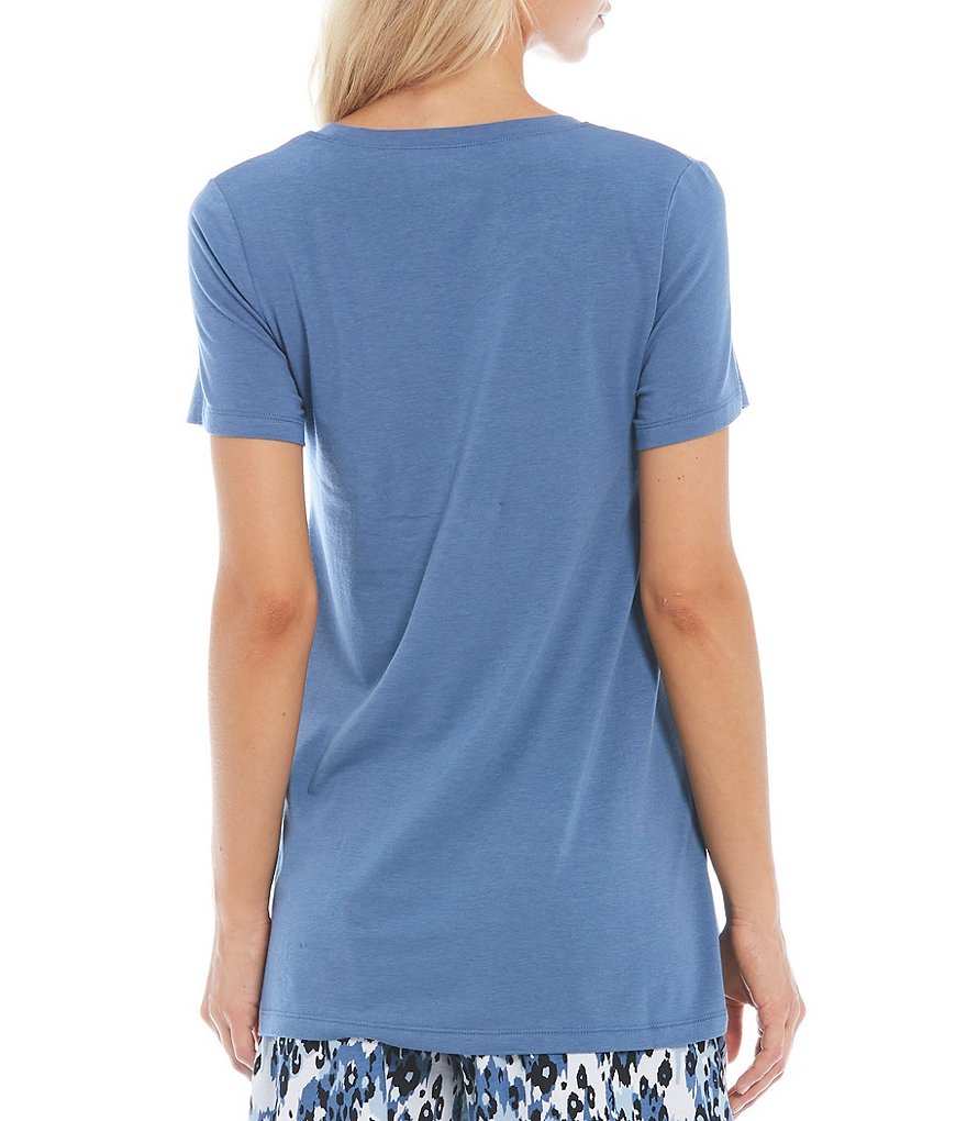 Peanuts Plus Snoopy Print Knit Coordinating Sleep Tee