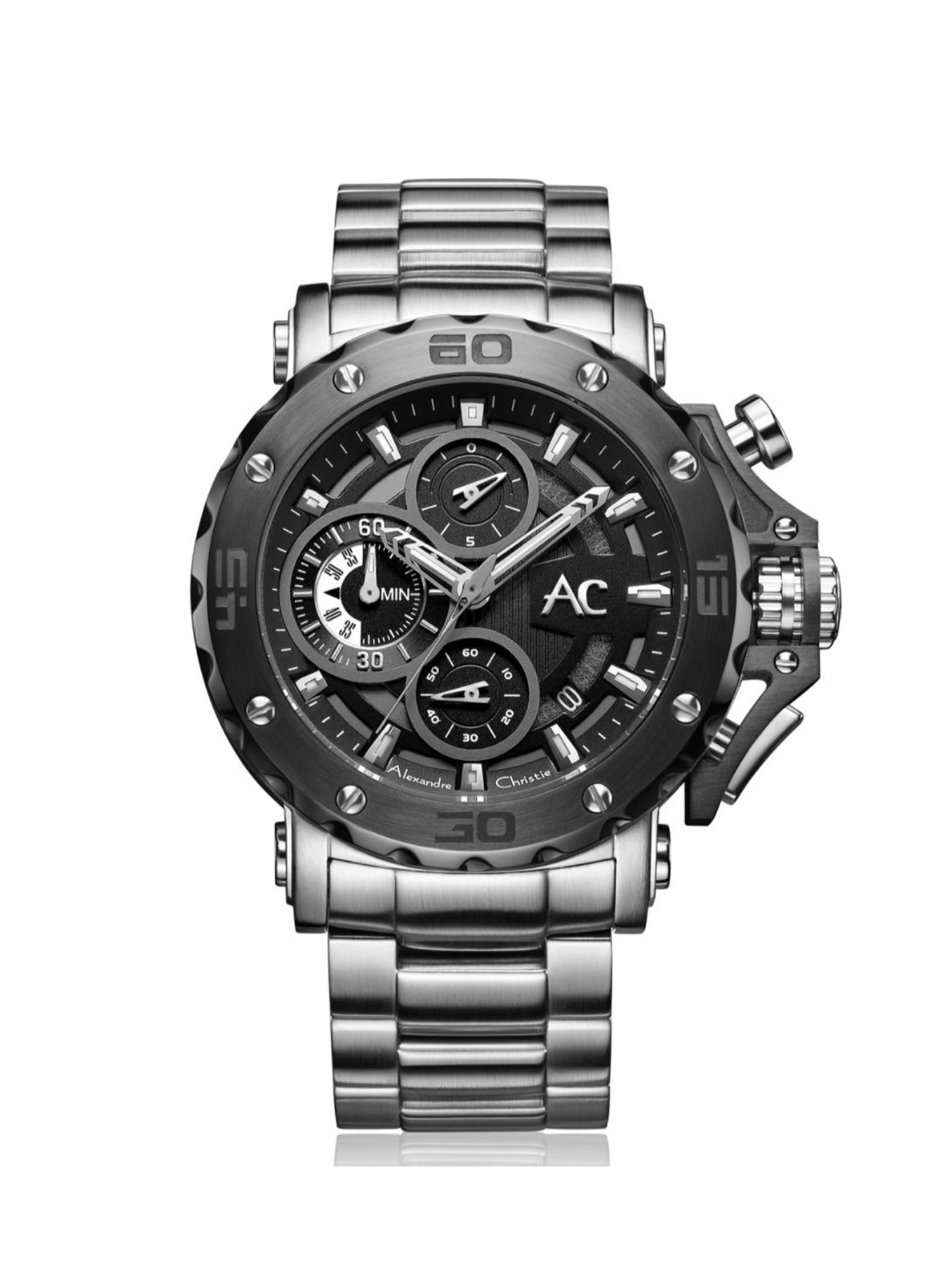 ALEXANDRE CHRISTIE 9205MCBTBBA Chronograph Watch for Men