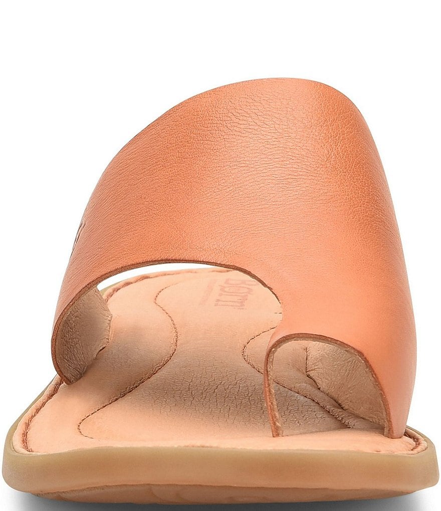 Born Inti Leather Toe Ring Sandals