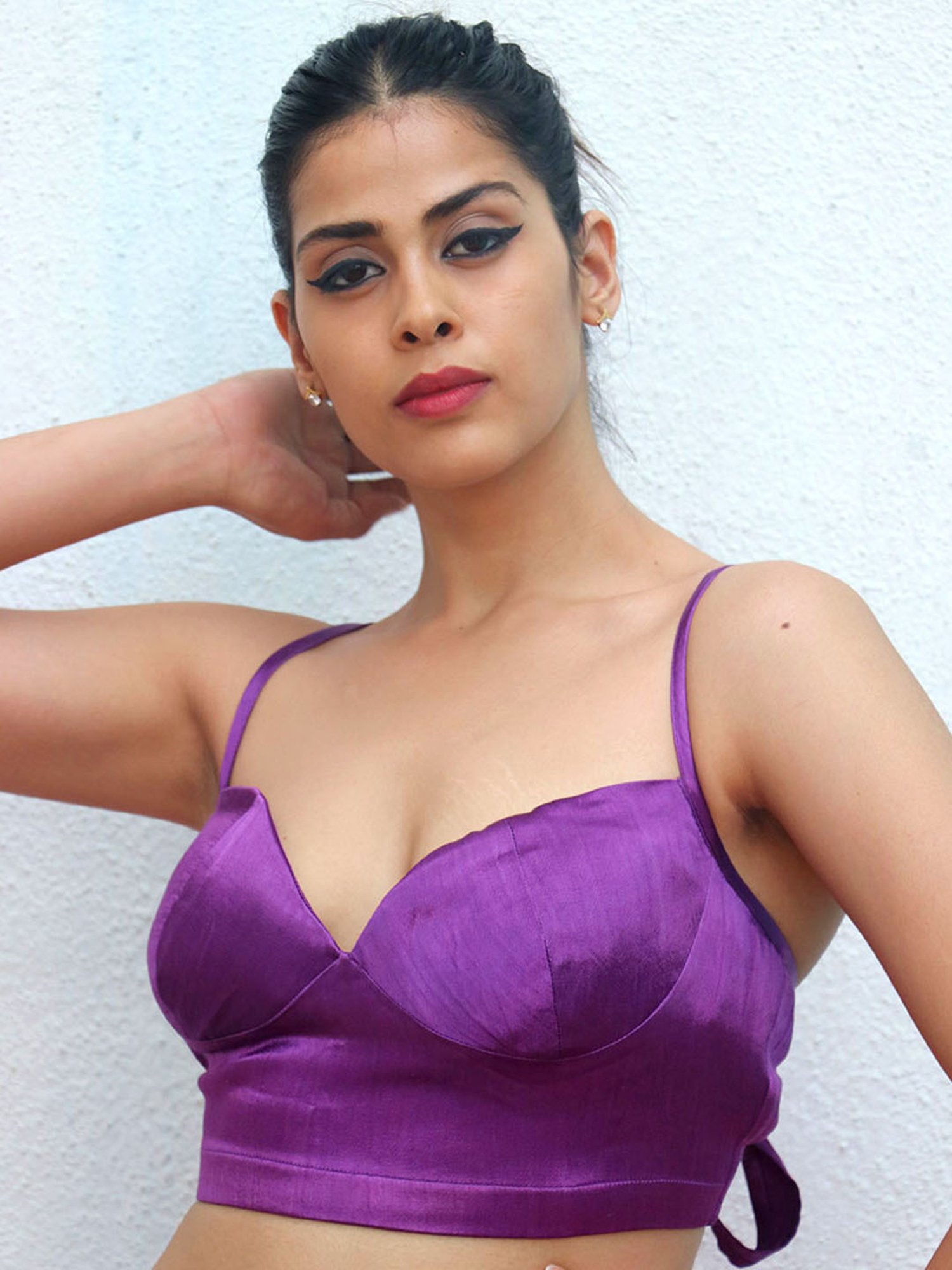 Chidiyaa Subarnarekha Mashru Silk Blouse - SFLAR