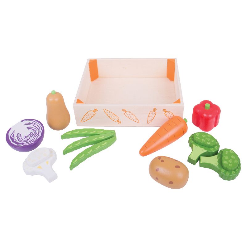 Melissa & Doug 11-Piece Brew and Serve Wooden Coffee Maker Set - Play Kitchen Accessories