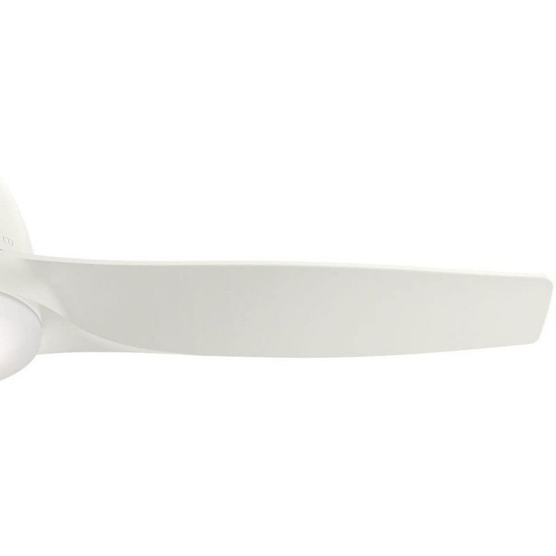 Hunter Fan Company Casablanca Wisp 44 Inch 3 Speed Modern Indoor Ceiling Fan with LED Lights, Remote Control, and 3 Blades, White