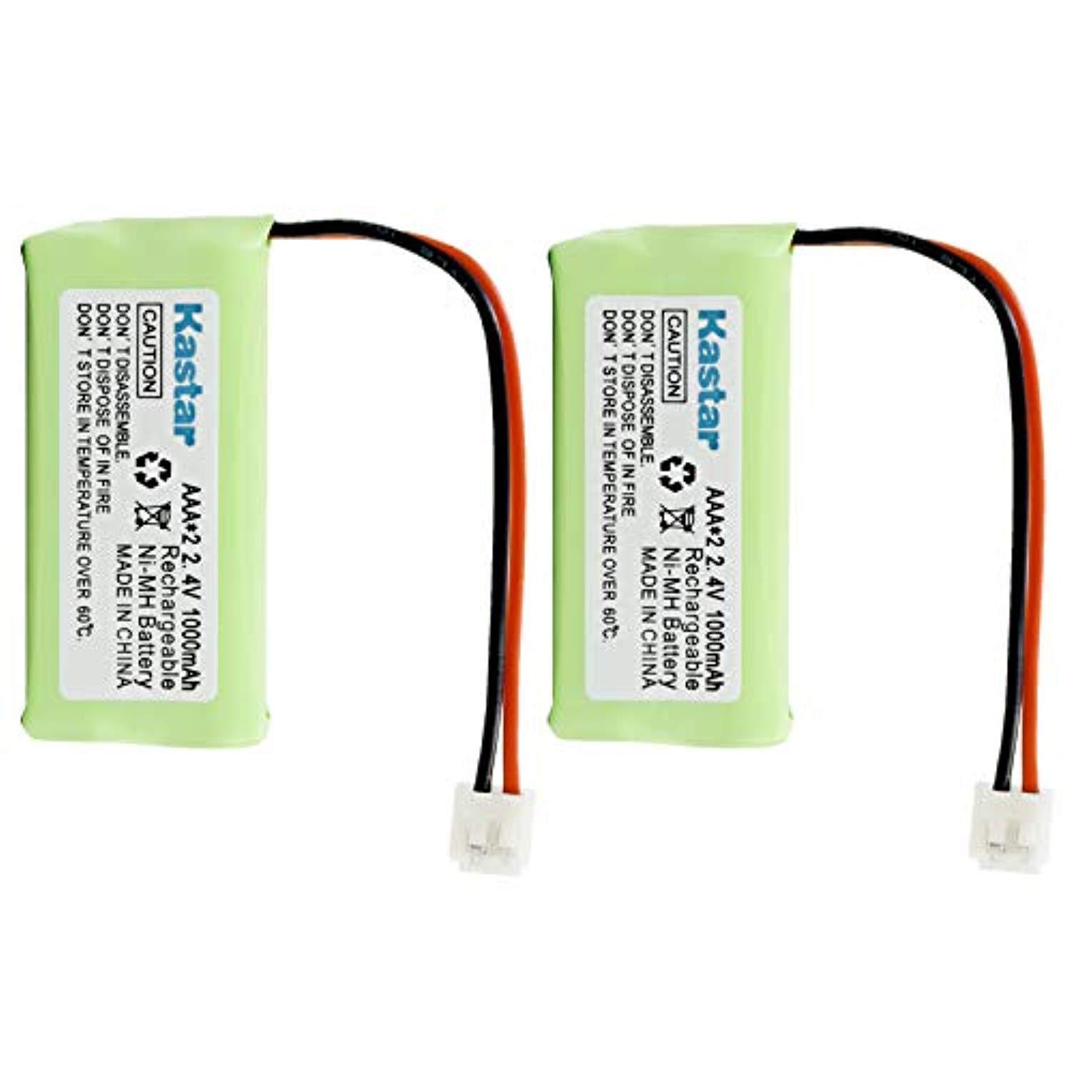 kastar battery (2-pack) replacement for at&t bt8001 / bt8000 / bt8300 / bt184342 / bt284342 / bt18433 / bt28433 / bt-1011 / bt-