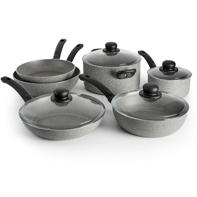 Ballarini Asti Aluminum 10-pc Nonstick Cookware Set