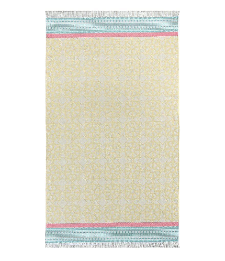 Studio D Outdoor Collection Gum Drop Stripe Terry Velour Beach Towel