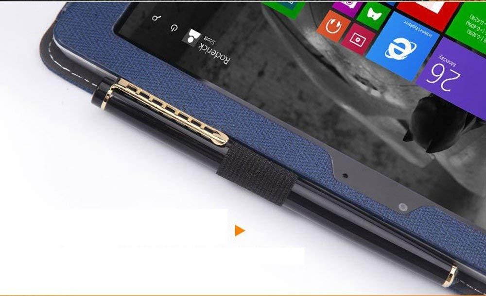 Heycase New Surface Pro 2018/Surface Pro 6 / Pro 5 Case, Multi-Angle Viewing Portfolio Business Case Cover Compatible for Microsoft Surface Pro 2017 /Pro 5/Pro 4/Pro 3 Type Cover Keyboard,Blue