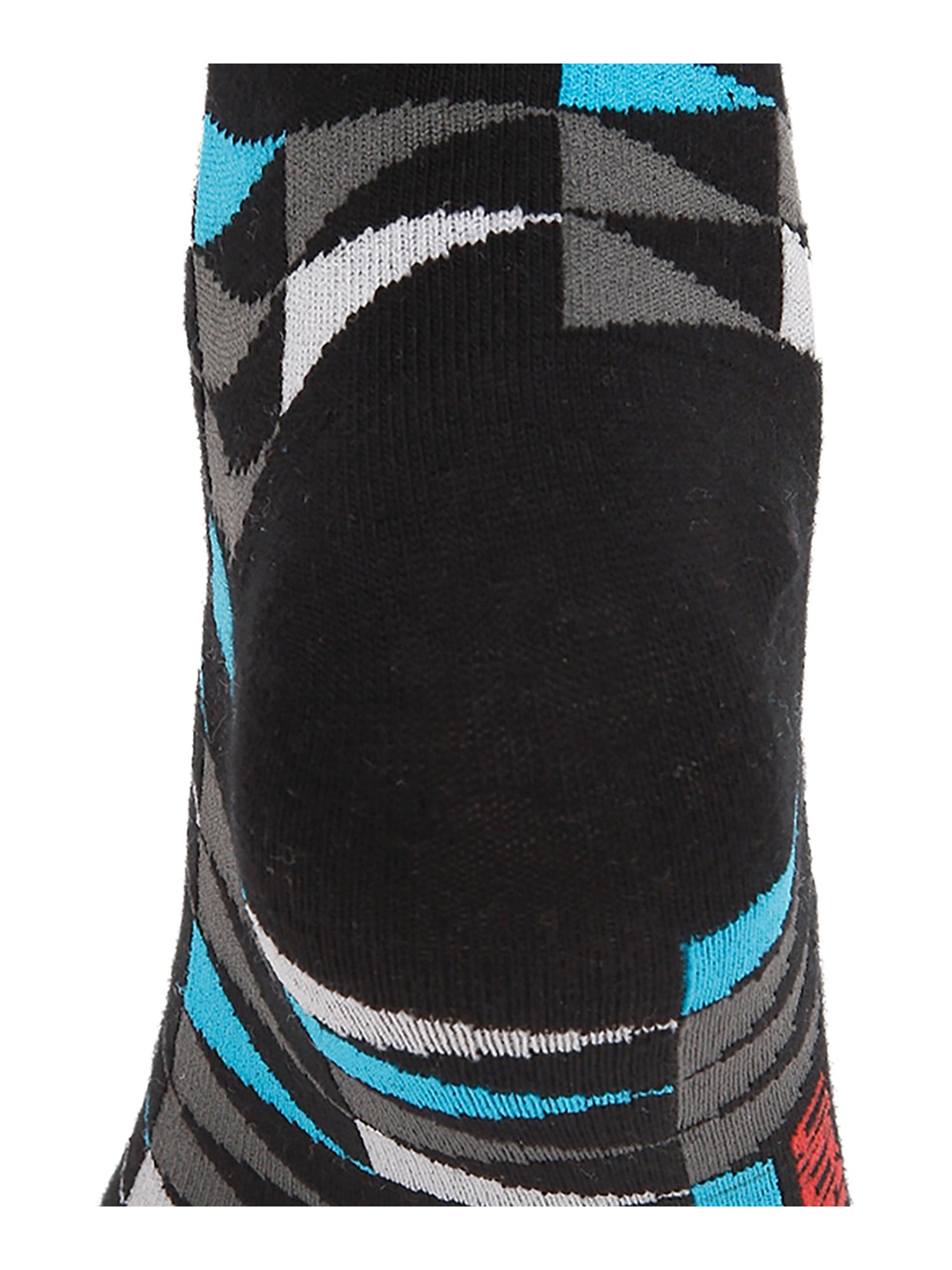 UnderJeans by Spykar Black Printed Socks