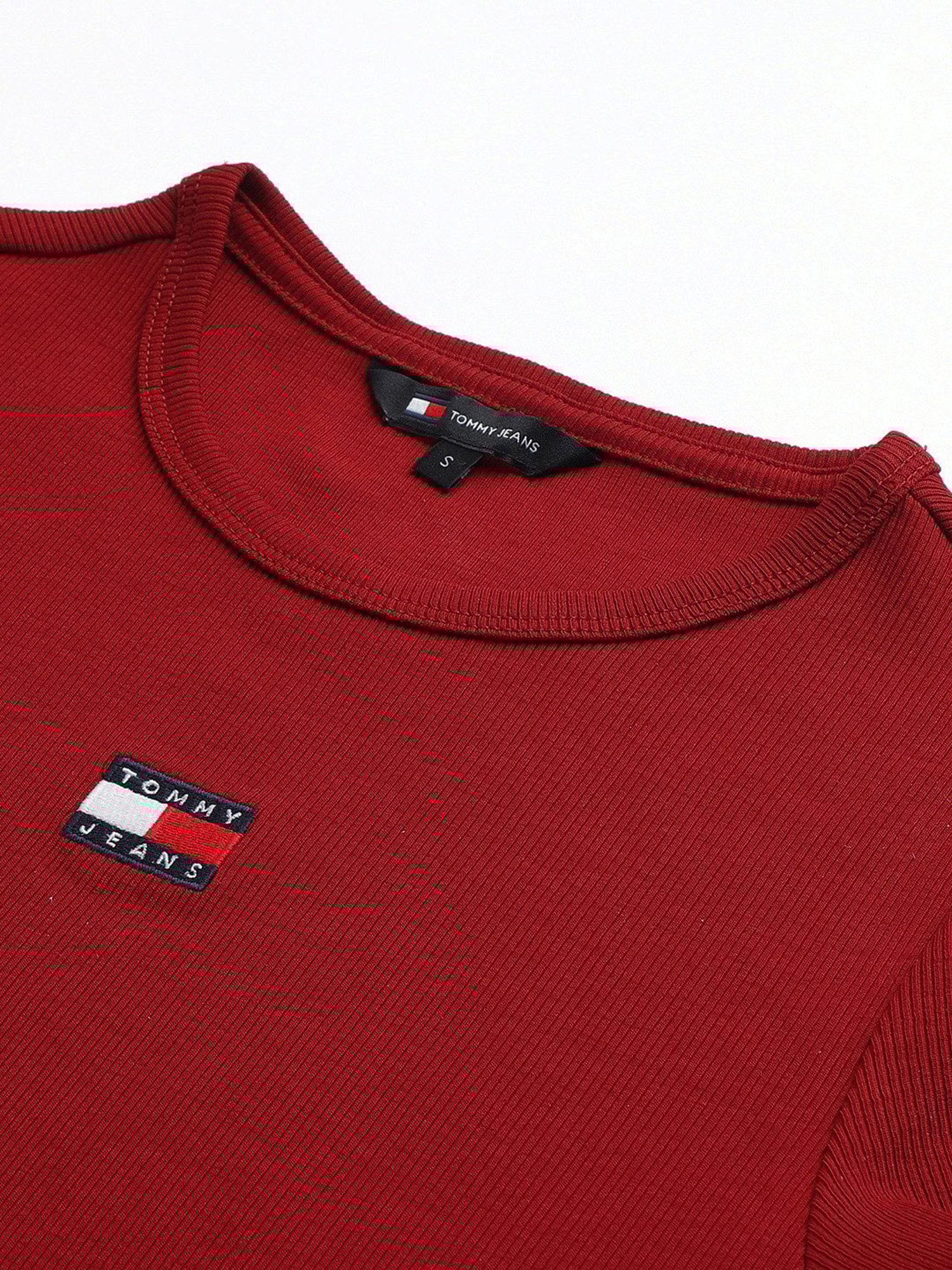 TOMMY HILFIGER Red Slim Fit T-Shirt