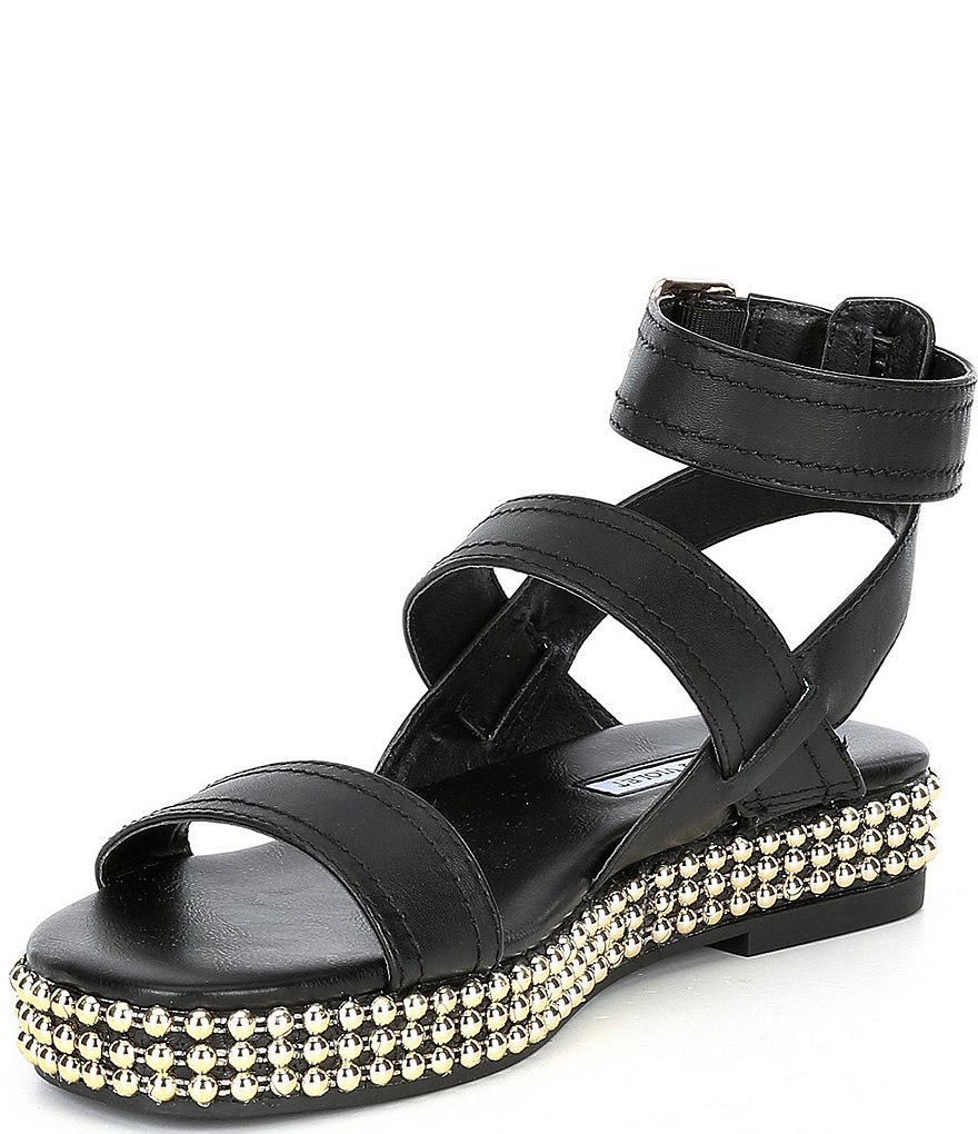Chelsea & Violet Dax Ankle Strap Chain Flatform Sandals