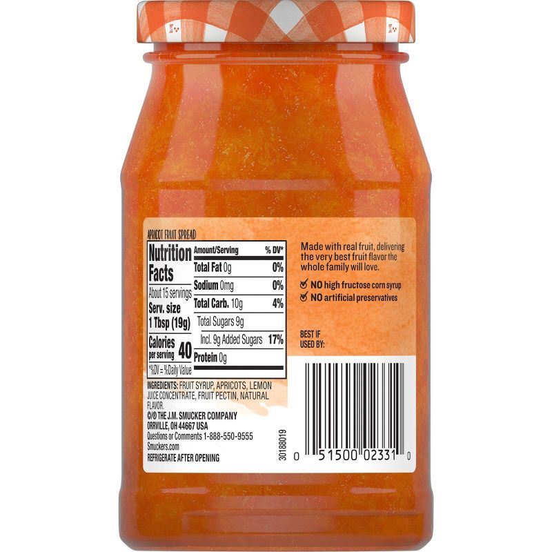 Smucker's Simply Apricot Spread - 10oz