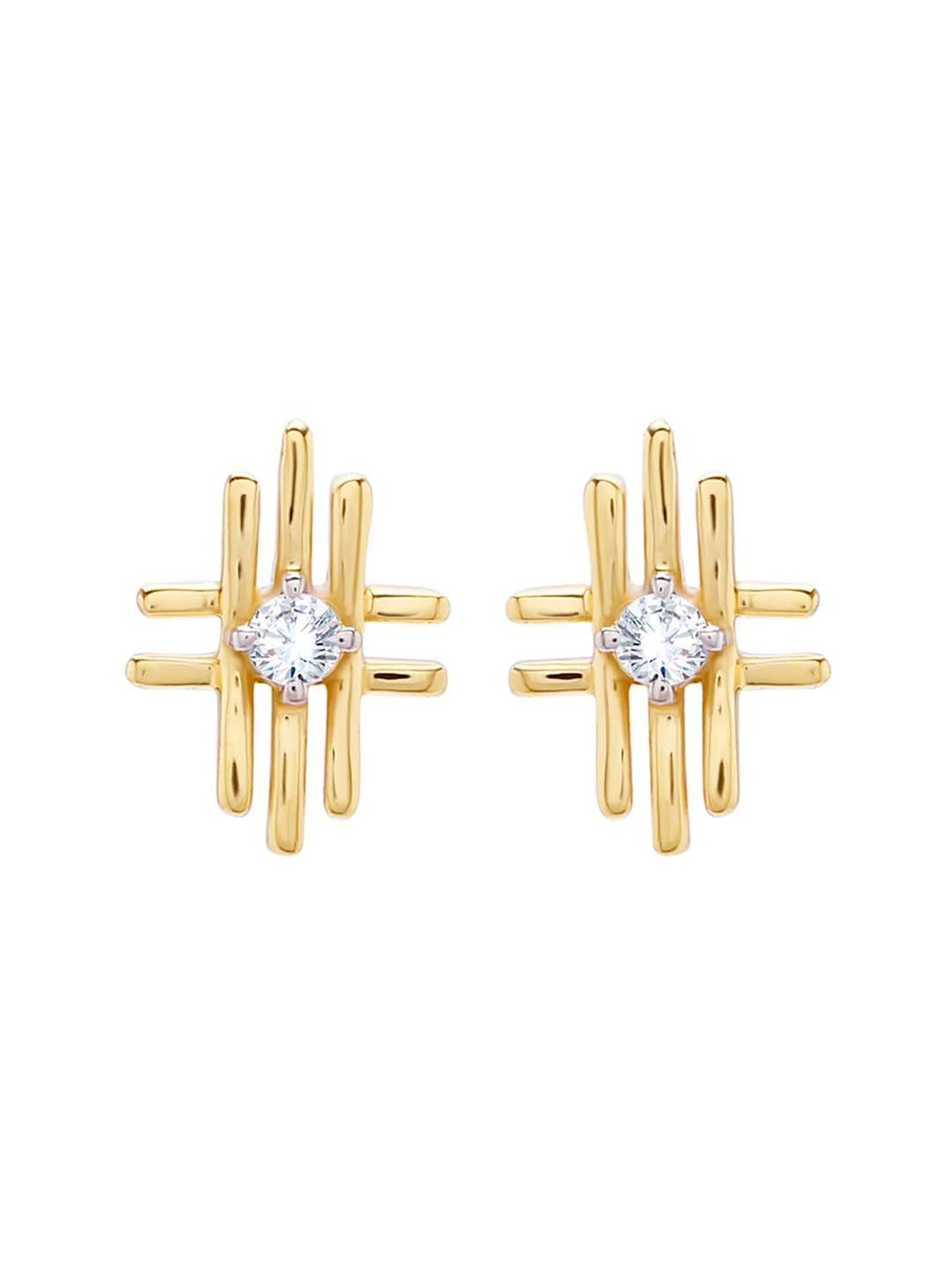 Waman Hari Pethe Jewellers 18k Gold & Diamond Earrings for Women
