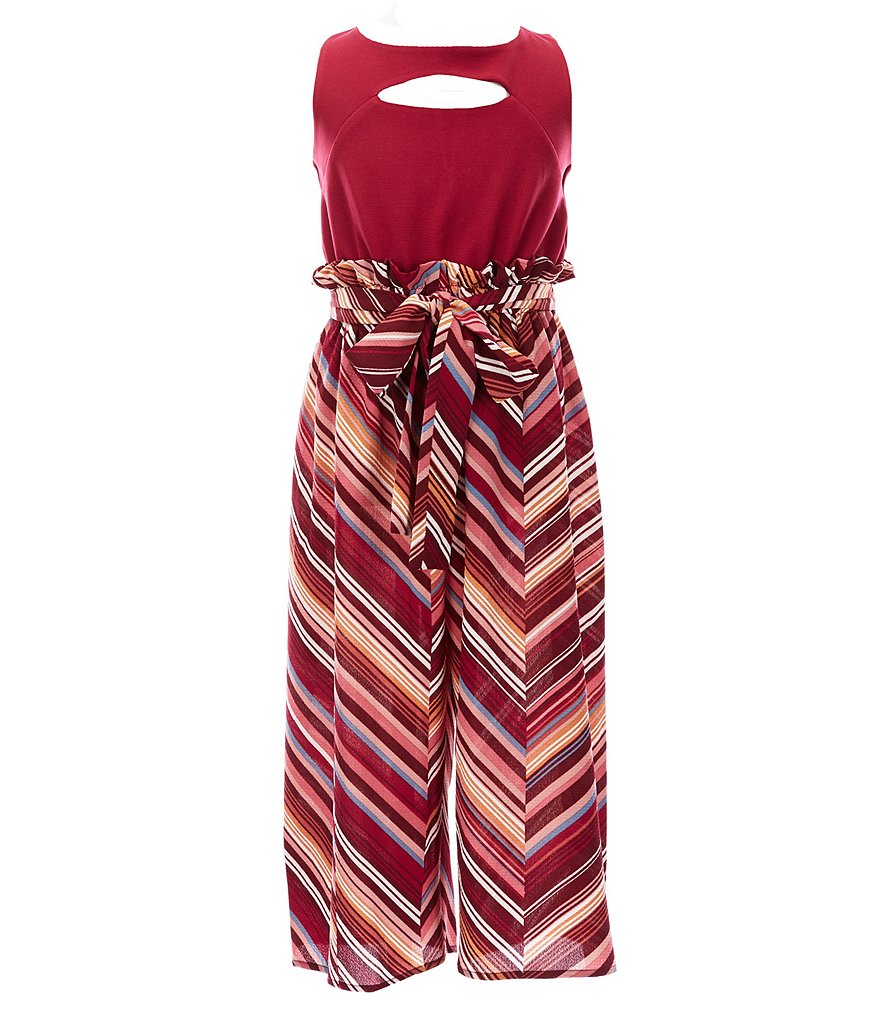 Habitual Big Girls 7-16 Ruffle-Trim Romper